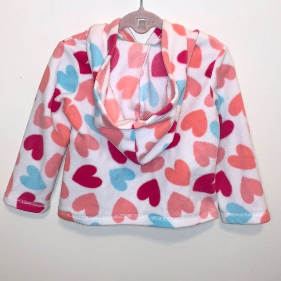 Toddler Fleece Heart Jacket - Picture 2 of 4